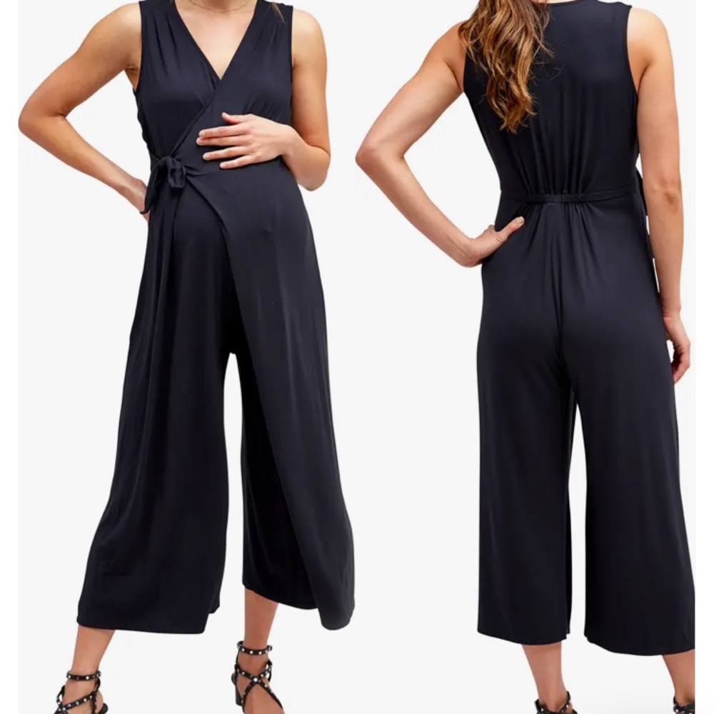 Nom Maternity Francesca Jumpsuit M EUC